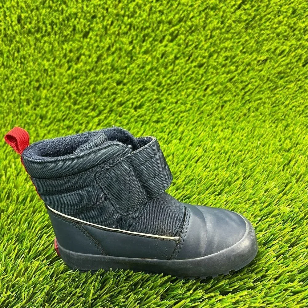 Polo Ralph Lauren Gabriel III Baby Size 7C Blue Casual Fleece Lining Shoes Boots